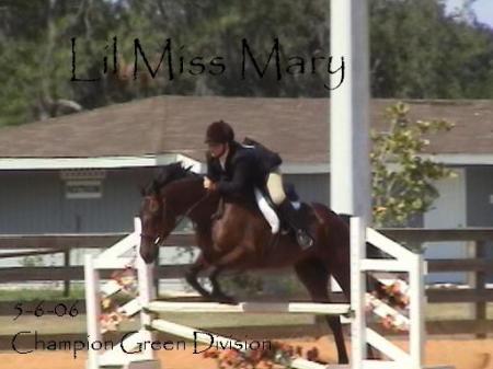 My 11 yr old daughter & her horse Lilly