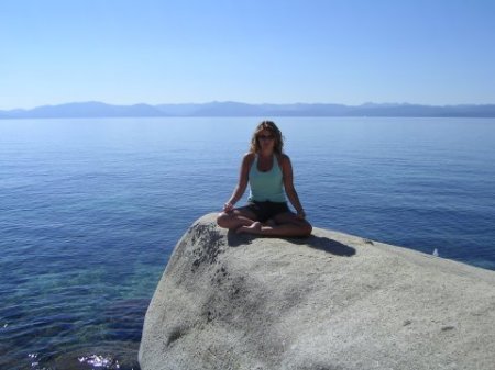 Me / Yoga (love it!) / Tahoe