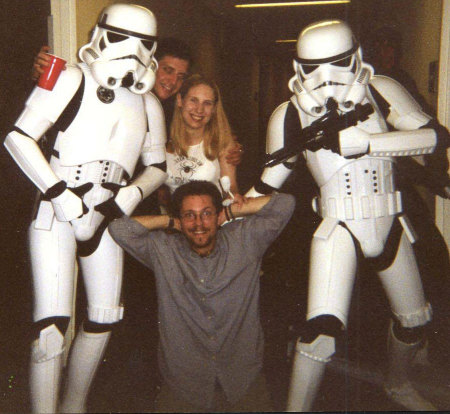 Me getting arrested by the local storm troopers...
