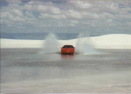 1995 TransAm at White Sands