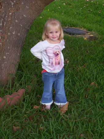 My neice Gracie October 2005