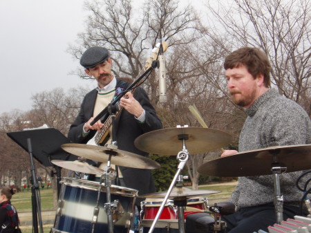 Don Raleigh and Mark Simonsen in front of the US Capitol