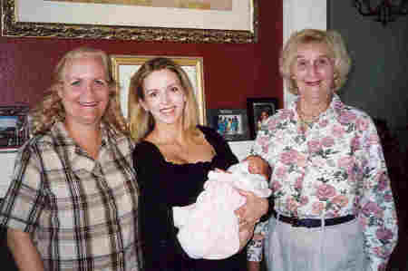 My first grandchild with four generations