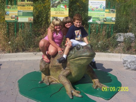 My kids at Brookfield Zoo,