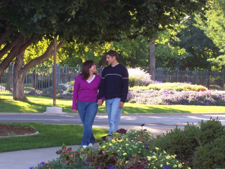 Cheesy Engagement Picture