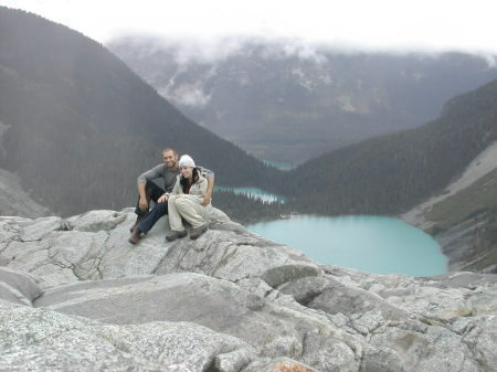 With Jordan, overlooking Joffre Lake, B.C.