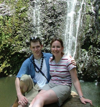 JD & TW at Wailua Falls, Maui