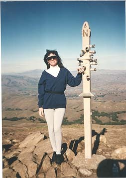 Hiking Mission Peak, CA 1996