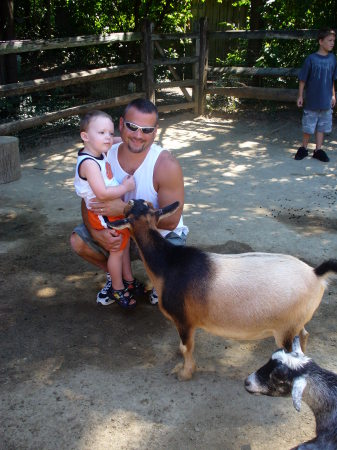 me & dylan at the zoo