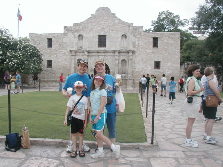 The Fam at the Alamo