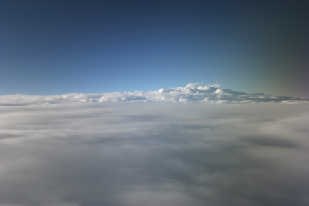 "Arctic Sky" - About 35,000 ft up