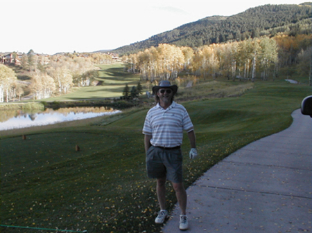 Me golfing in Vail Colorado 2001
