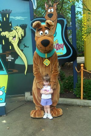 Emily and Scooby Doo