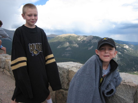 Brett and Sean at Rocky Mountain National Park