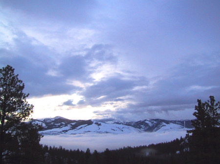 Winter view of Valley from our deck