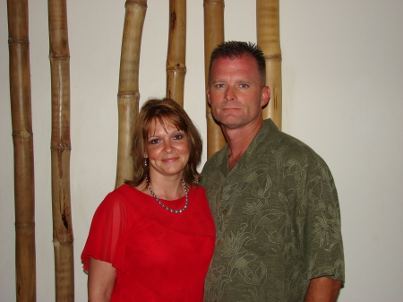 My husband Robbie and I. July 2008