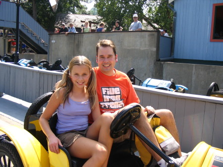 Dean and daughter Allison, 2005