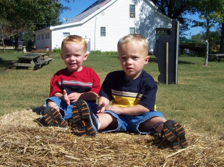 My Youngest Sons, Blake & Jake... 2 Years Old.