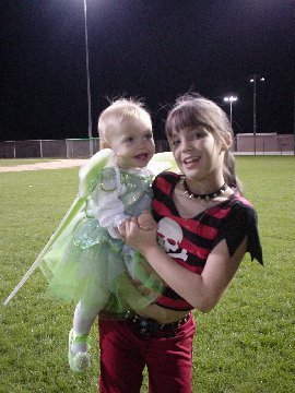  My Granddaughters,Caitlin& Sarah - Halloween 2005