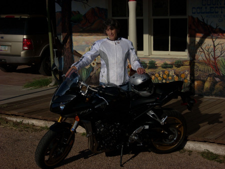 Me and my FZ1, Tombstone, AZ