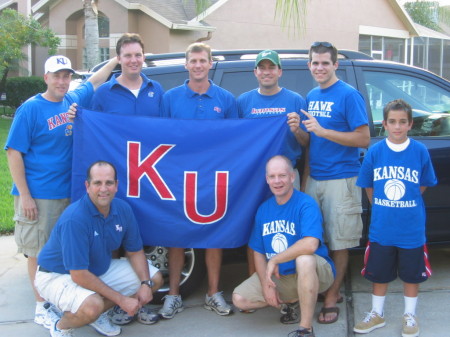 Heading to the KU game in Tampa