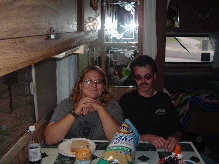 daughter Heidi &husband Travis camping 2006