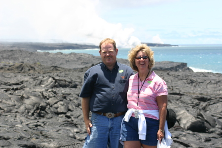 My wife & I on our 21st wedding anniversarie in hawaii