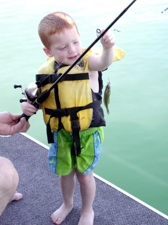 Ethan's First Big Catch