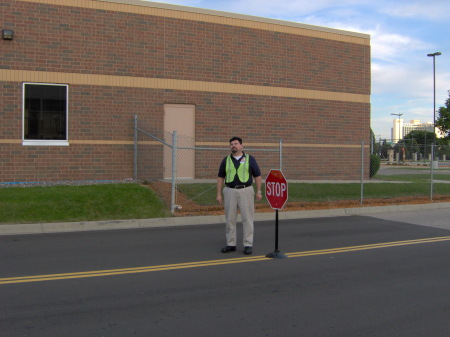 Richard at Northwest Airlines strike in MINN. Airport.