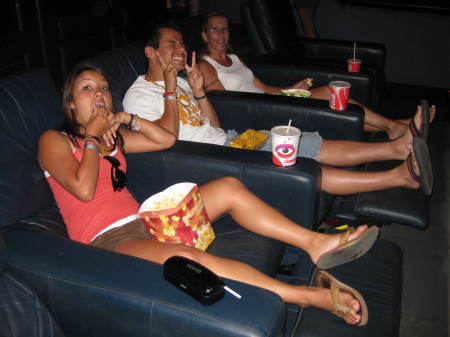 AT  the VIP section of the movie house