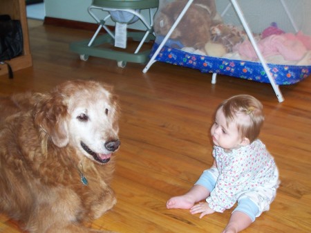 Ol' Rusty and Emma Chillin.