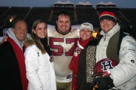 My family after the Nov. Harvard/Yale victory