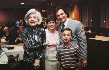 Hanging with Carol Channing at The De La Salle School 2004 Spring Benefit at Molloy College in Rockville Centre