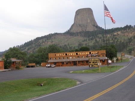 Devil's Tower, Wyoming leading to entrance