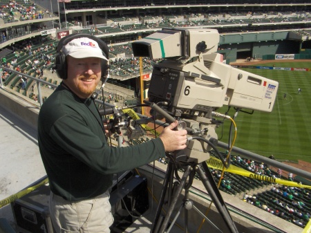 Me working camera at MLS game