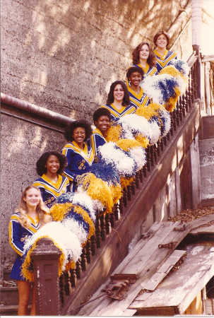 1980 Senior Pom Pom Girls!