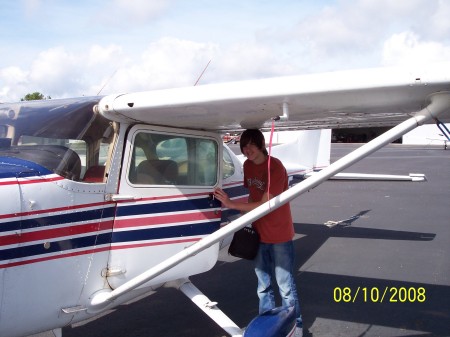 Cody's 1st Flying lesson