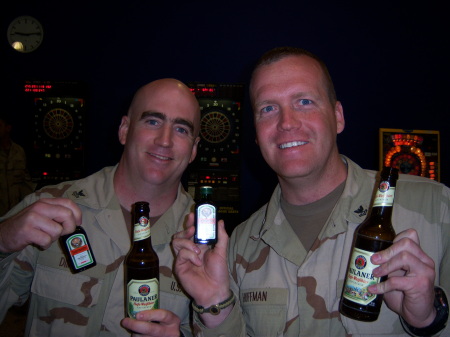 me and Jeff drinking in Germany