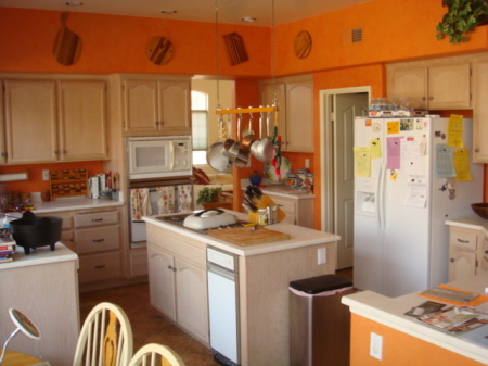 Kitchen before fire