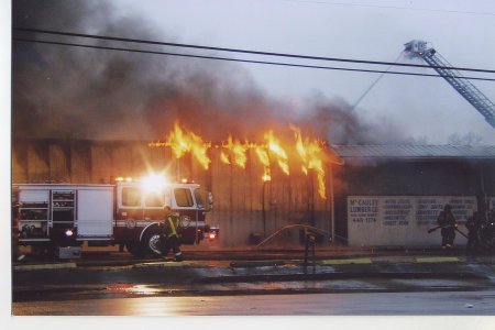 McCauly Lumber Fire