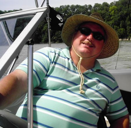 Me on my boat