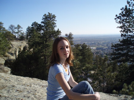 Hilary on the rims above Billings, MT