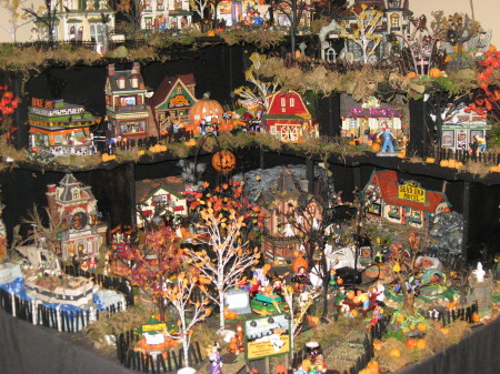 My Halloween Village 2008