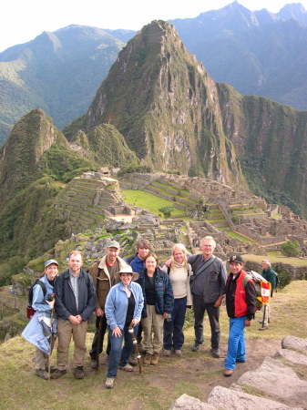 My friends and I at Machu Picchu