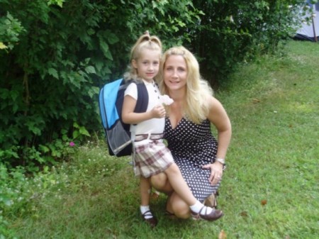 Me & Gianna-1st day of pre-school