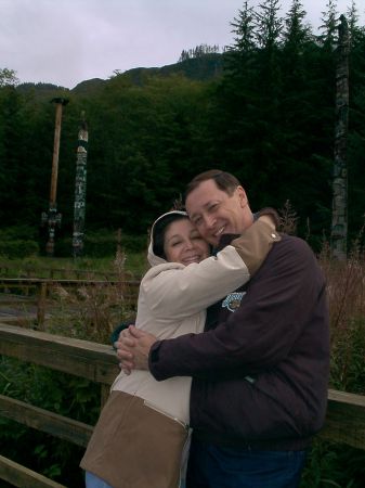 David and Sandra in Ketchikan, Alaska