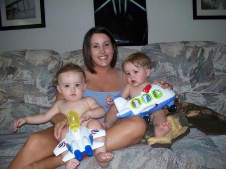 Recent of Brittany and twin grandsons