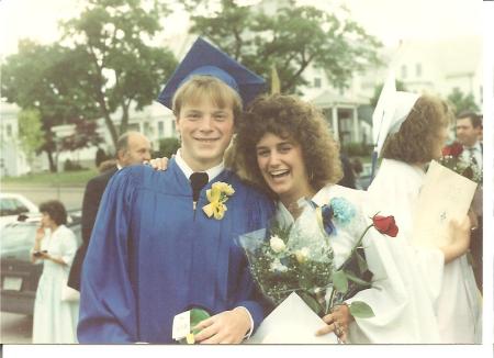 chris and me at grad day, best friends foreva