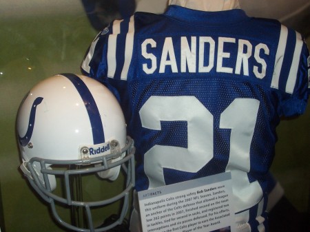 Bob Sander's Jersey & Helmet