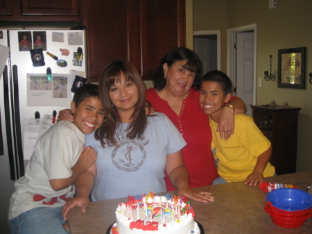 Christian, Me, Mom, Christopher